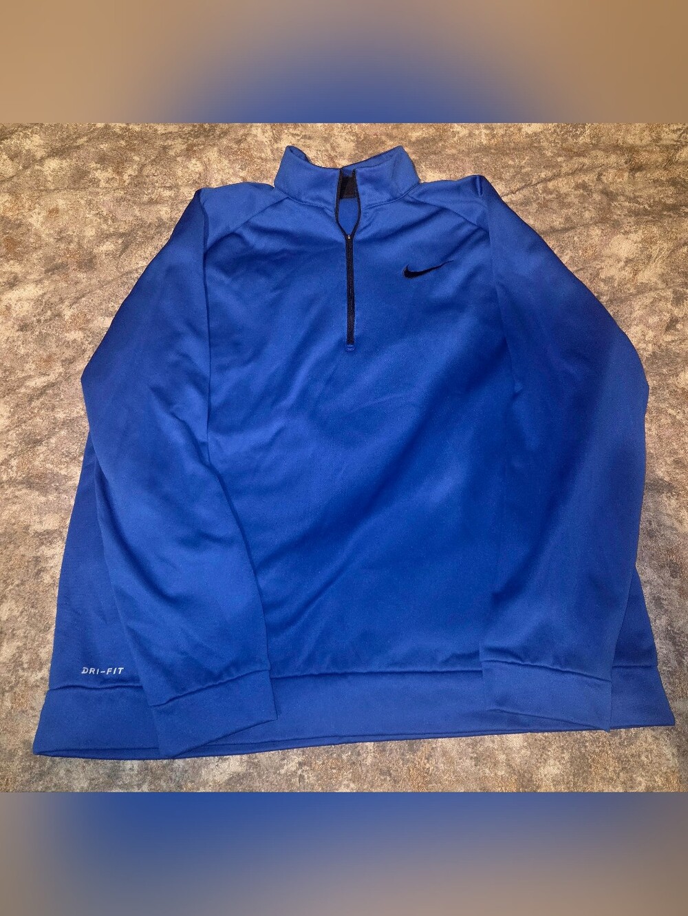 Nike Men’s Royal Blue Quarter-Zip Performance Pullover
